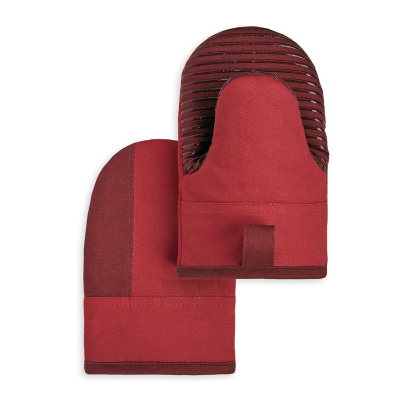 Mini Luvas Neoprene Life Vermelhas p/Forno Pacote 2Peças