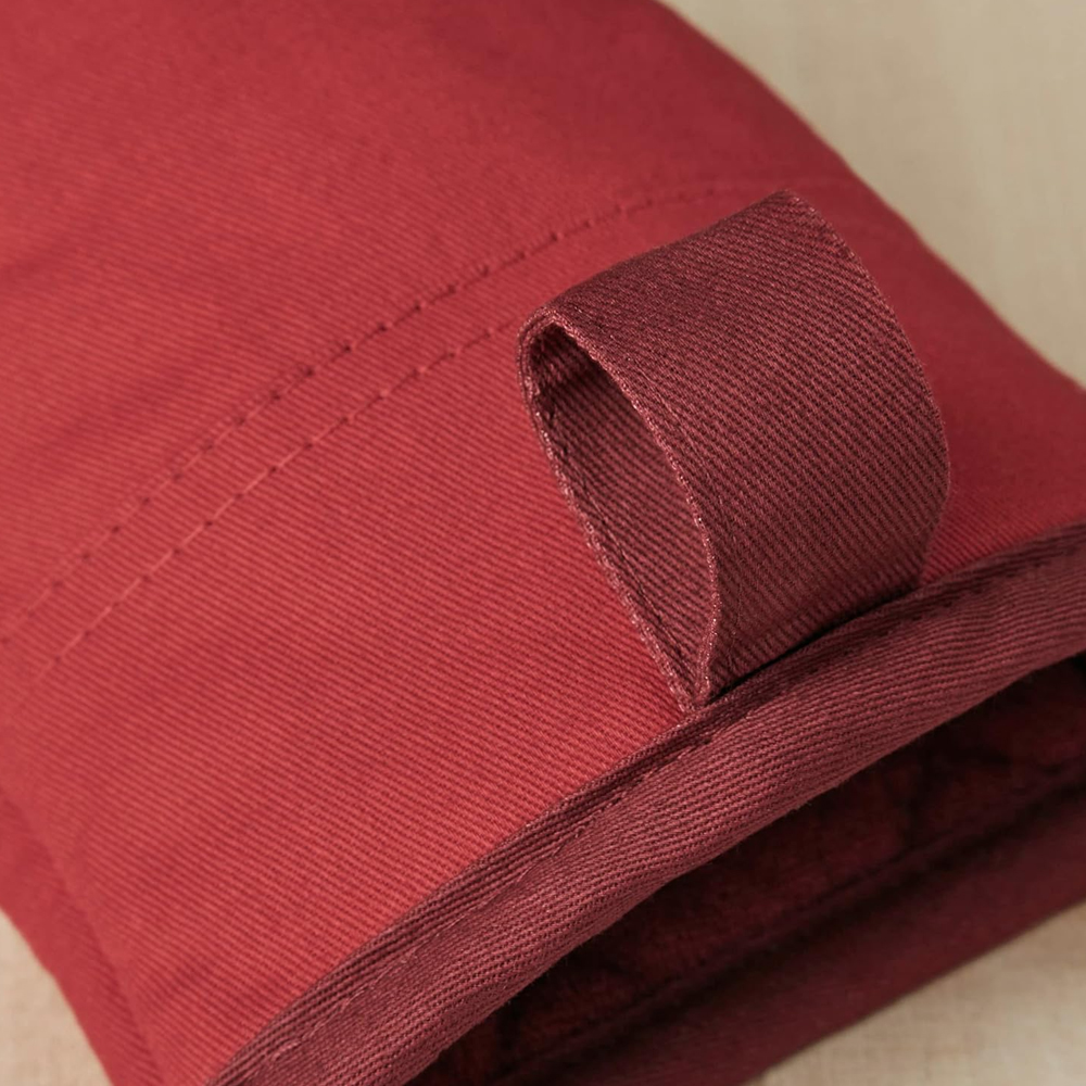 Mini Luvas Neoprene Life Vermelhas p/Forno Pacote 2Peças