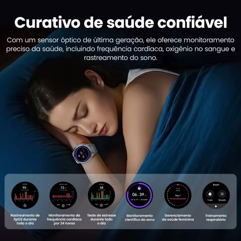 Haylou Solar Neo  Smartwatch 1,53" Chamadas Bluetooth