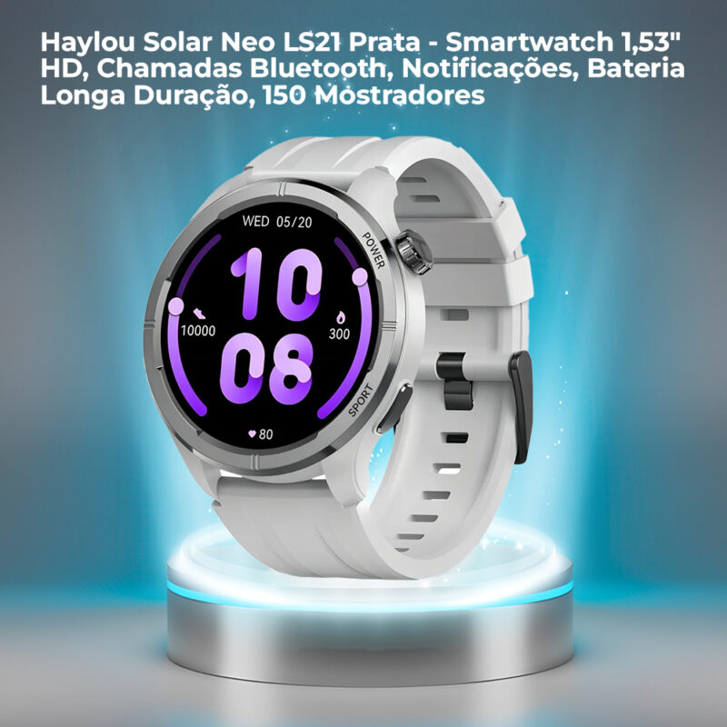 Haylou Solar Neo  Smartwatch 1,53" Chamadas Bluetooth