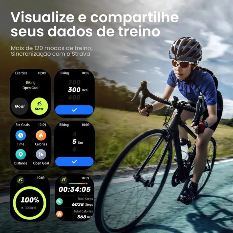 Haylou Iron Neo Relógio Smart 1,95" Chamadas Bluetooth