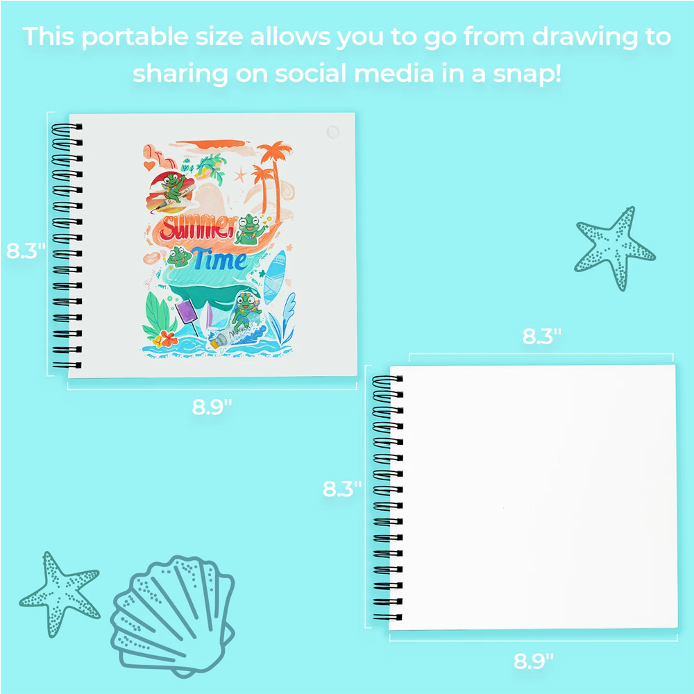 Caderno de Desenho Ohuhu 150gsm Dupla Face Profissional