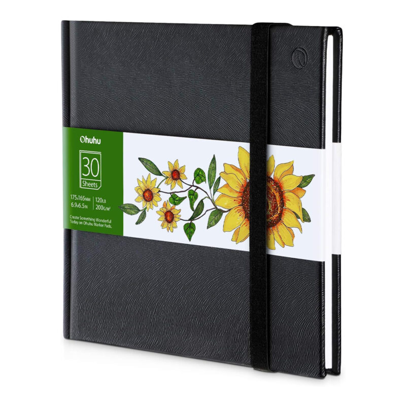 Bloco Desenho Artístico Ohuhu Marcador Arte 30 Folhas