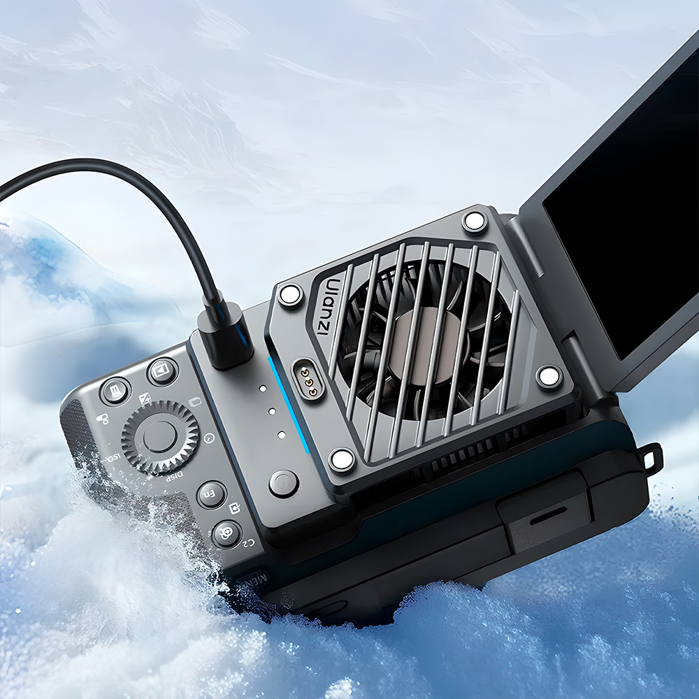 Kit Cooler Resfriador Ulanzi CU01 Camera Filmagens Live