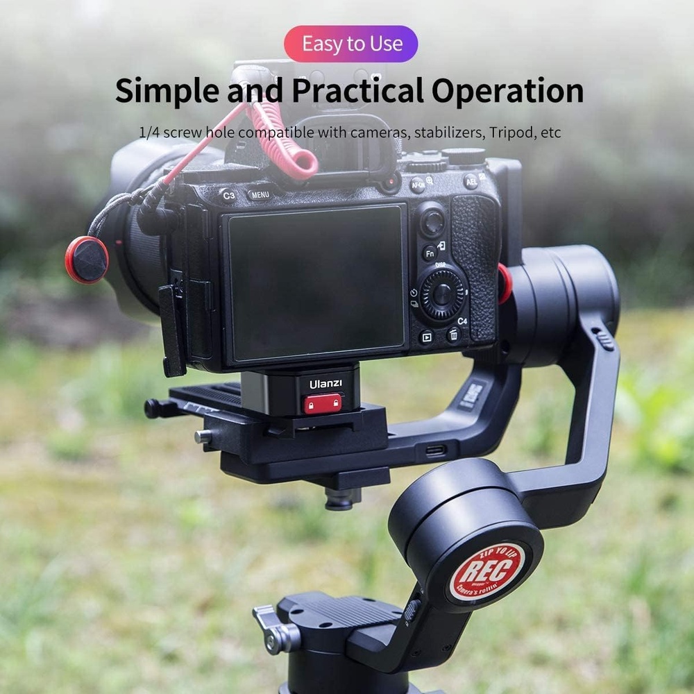 Ulanzi Claw Kit Engate Rápido Arca Swiss Câmera Tripé