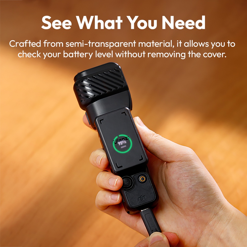 Protetor Lente Tela Gimbal Ulanzi pra Dji Pocket 3 Preta