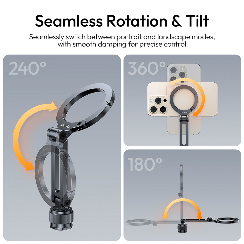 Suporte Magnético Ulanzi Ma07 MagLock 1/4 Sapata Fria