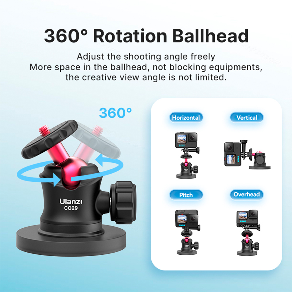 Ulanzi Suporte Magnético Para Câmera Ação GoPro Forte