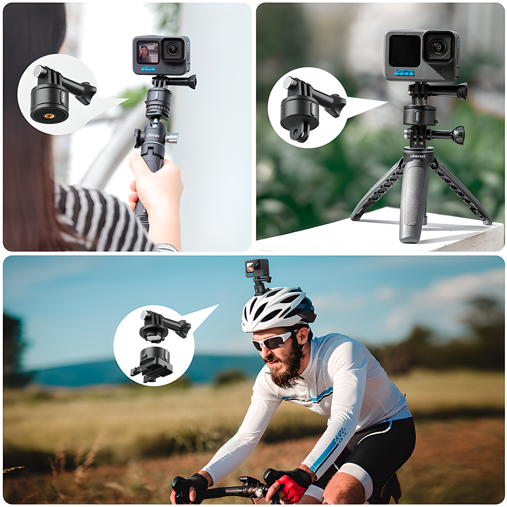 Set Ulanzi Go-Quick II Suporte Magnético Câmera Ação