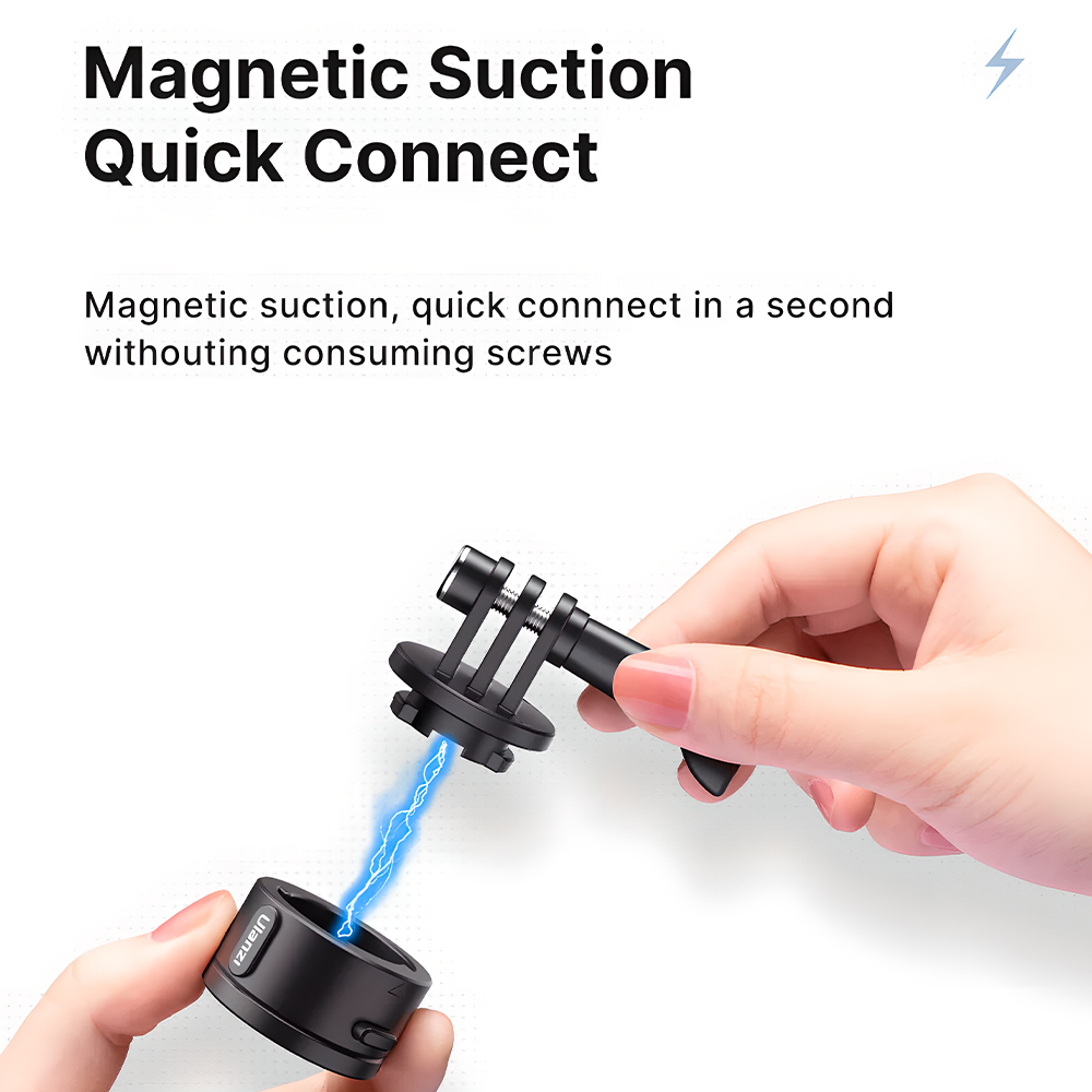 Set Ulanzi Go-Quick II Suporte Magnético Câmera Ação