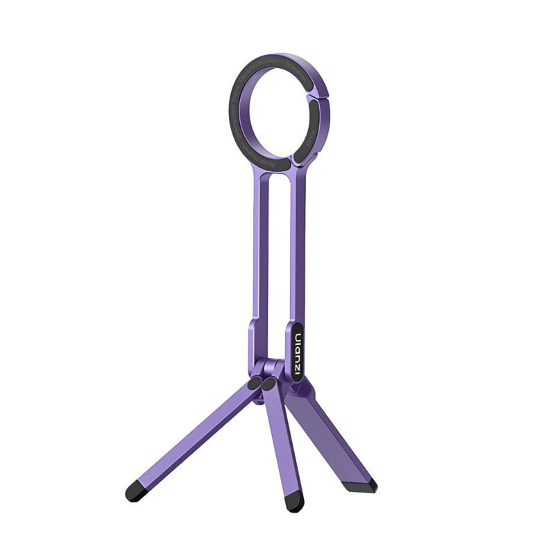 Ulanzi MA30 Mini Tripé Celular Mosquetão Roxo Portátil