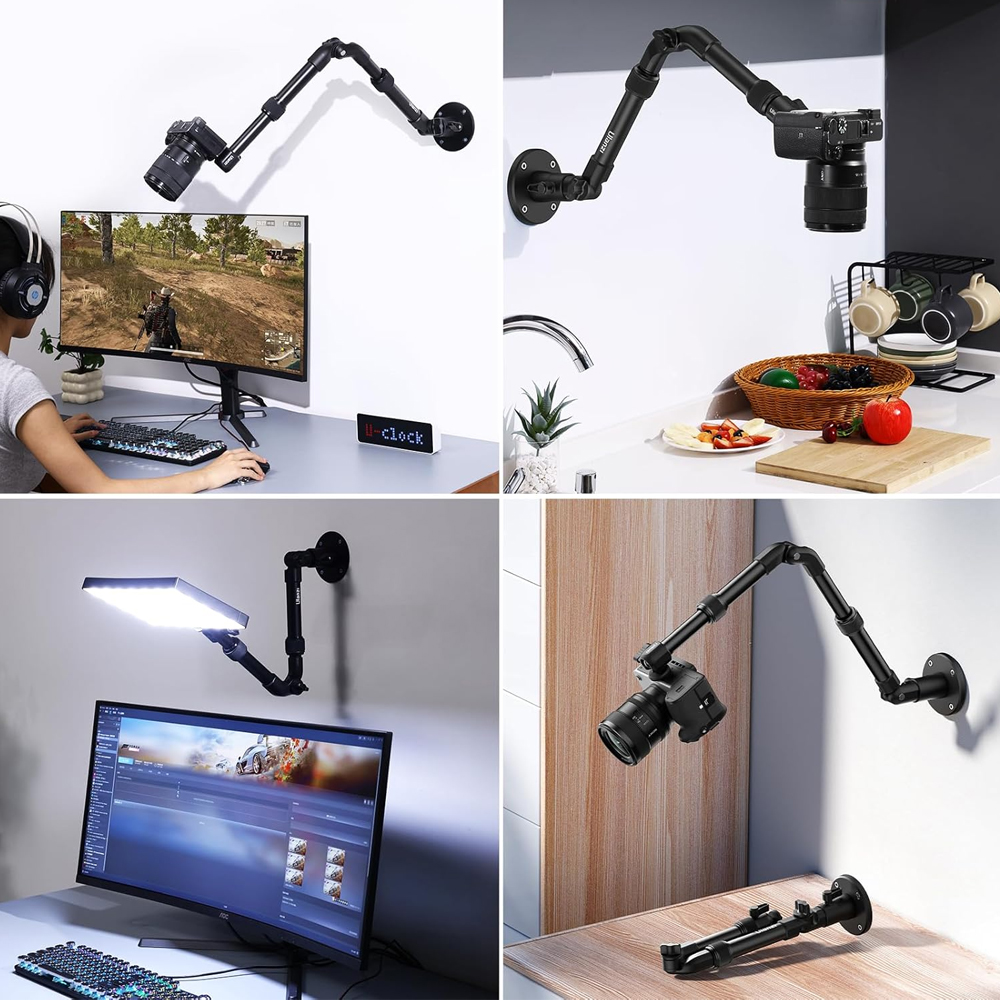 Suporte Parede Ulanzi ZJ04 Dobrável p/Celular Vlog Mesa