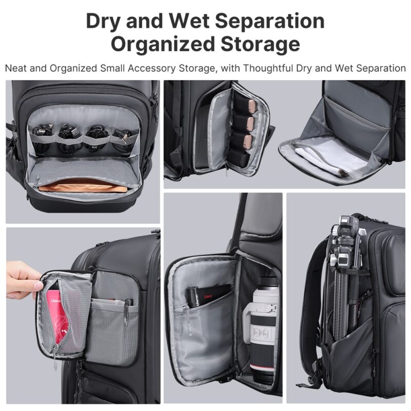 Mochila Hardshell Ulanzi para Câmera Profissional 35L