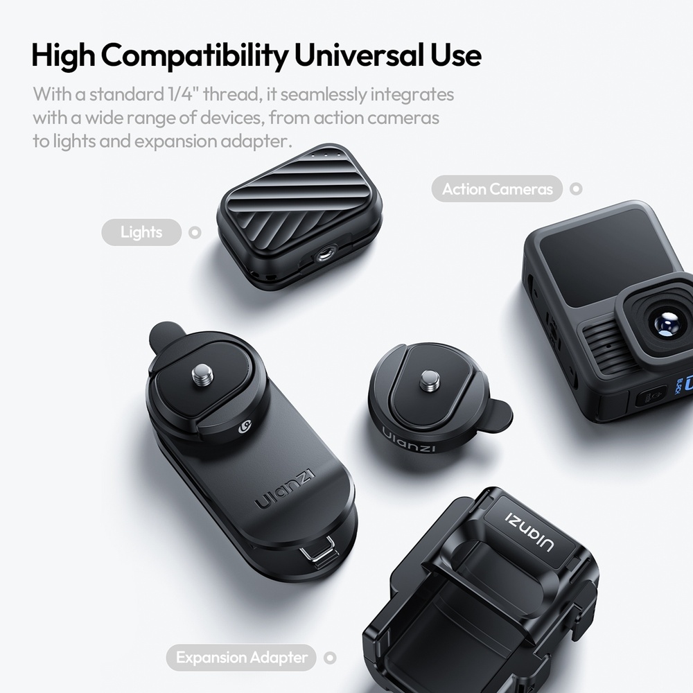 Ulanzi Ck02 Cka Clipe Mochila Engate Rápido P/ Câmera