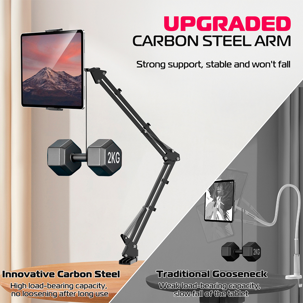 Suporte De Mesa Ulanzi T2 Microfone Celular Tablet Preto