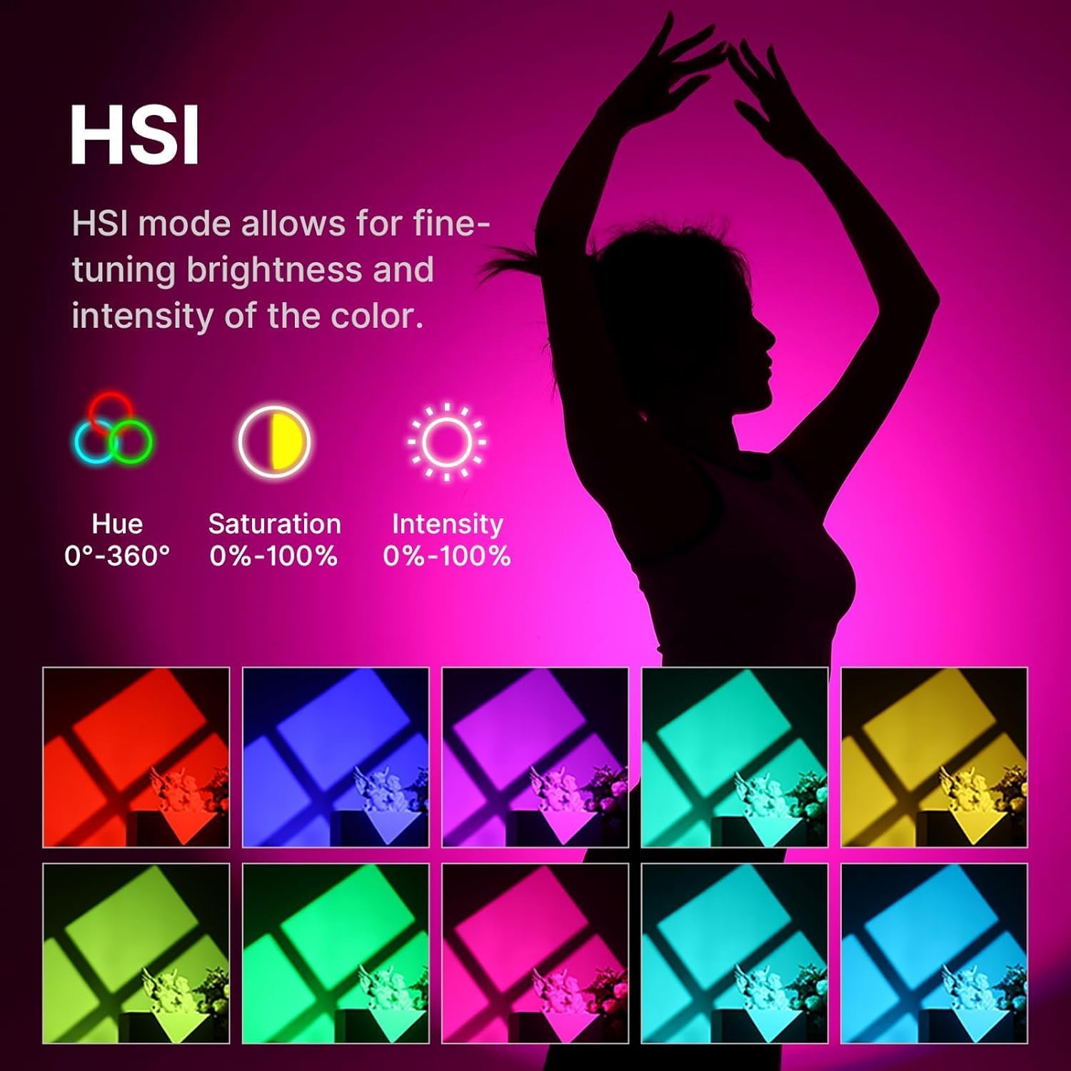 Ulanzi V120C Iluminador LED 120W Full Color V-Mount APP