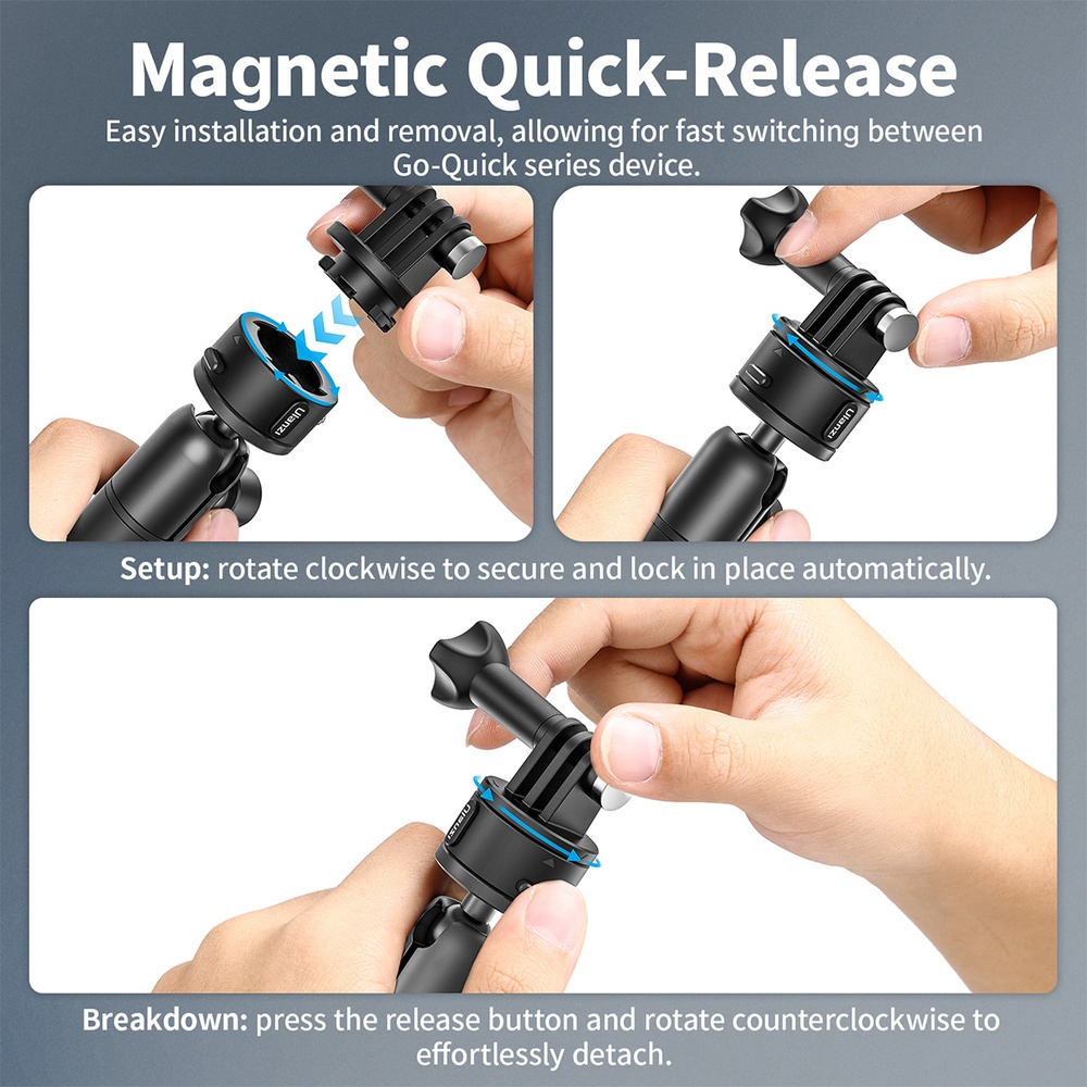 Ulanzi ZJ01 Suporte Magnético Ventosa Celular Carro