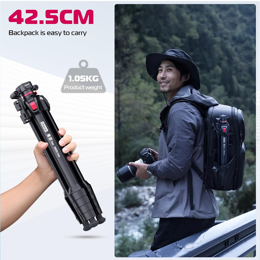 Ulanzi XIANG Ombra Tripé Vídeo Viagem p/Câmera E Celular