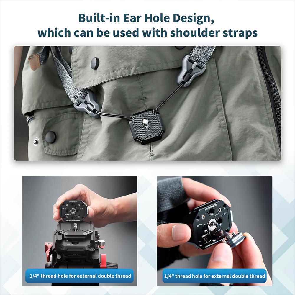 Ulanzi F38 Kit Quick Release Câmera Placa Engate Rápido