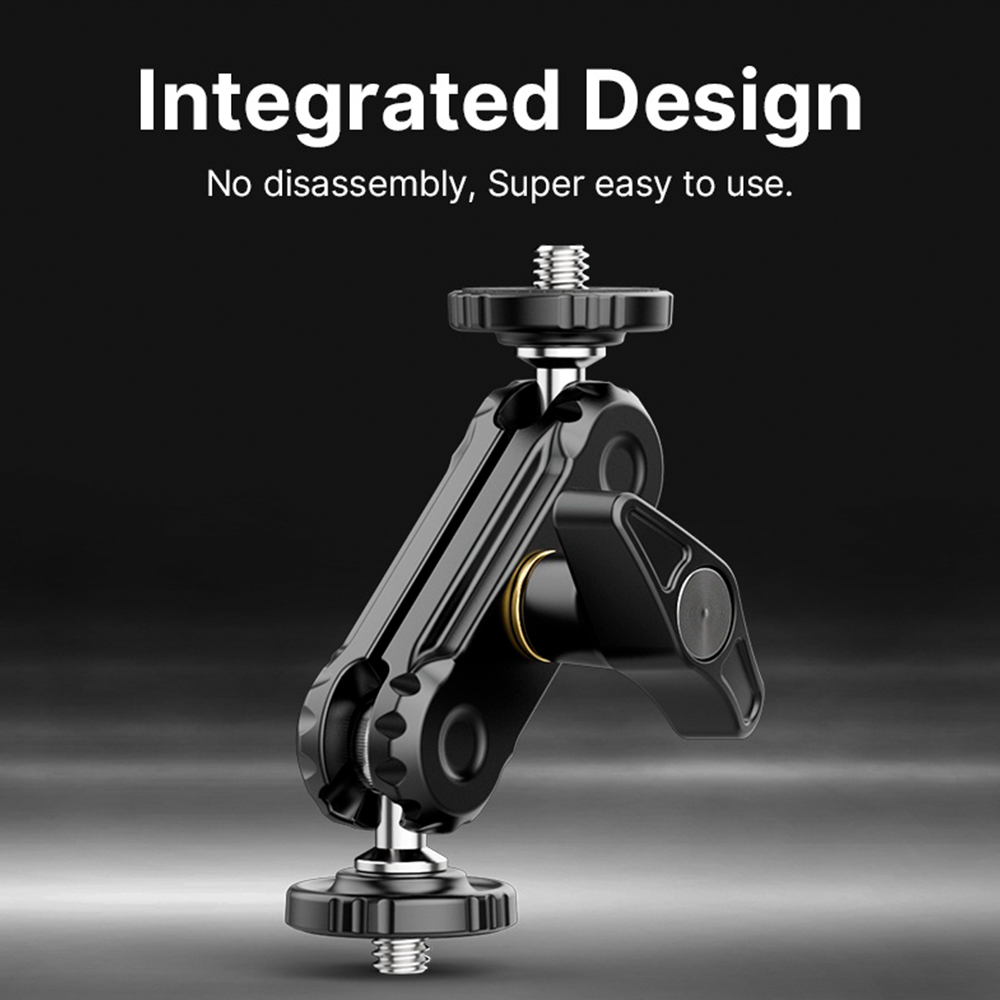 Braço Magic Ulanzi Dupla Articulação Suporte Câmera 1/4