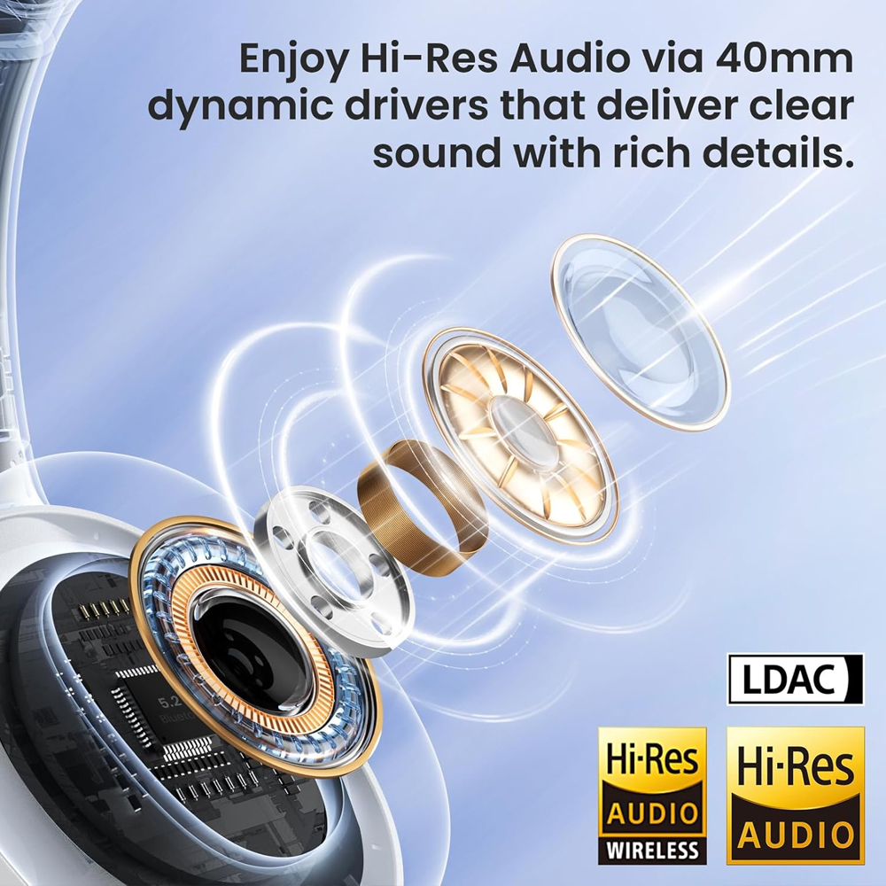 Fone De Ouvido Haylou S35 ANC 60h Cancelamento De Ruído