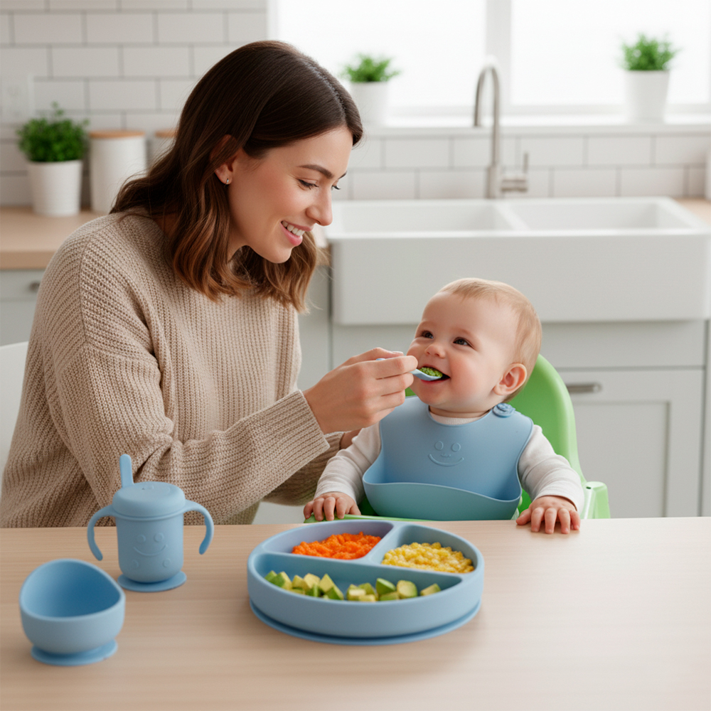 Alimentação Infantil Life Kit CR-001 Azul para Crianças