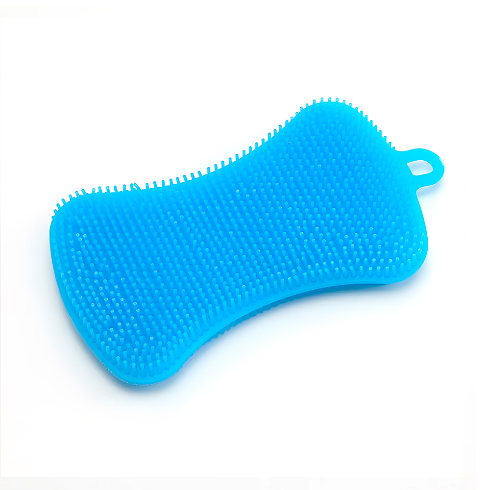 Esponja Silicone Life CT-202 Para Louça e Cozinha Azul
