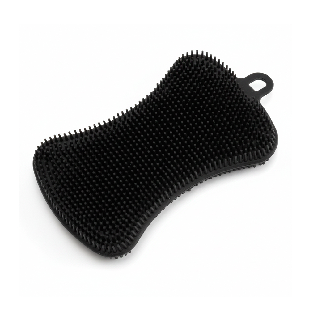 Esponja Silicone Life CT-202 Para Louça e Cozinha Preta