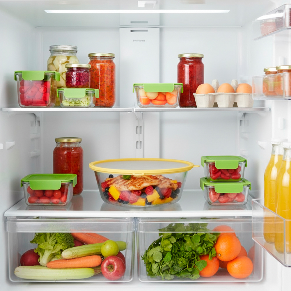 Tampa Potes Tigela Life Silicone Amarela Reutilizável