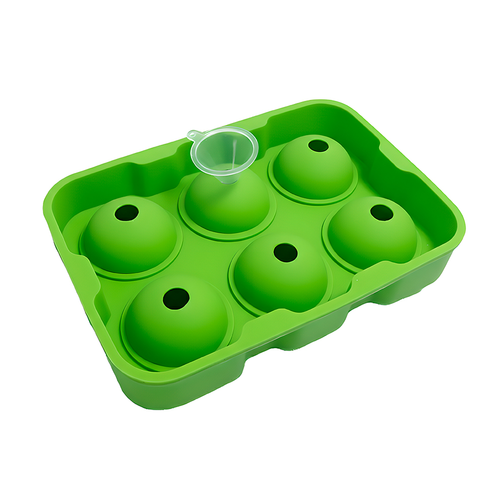 Forma De Gelo Silicone Life 6 Cavidades Verde AZ-210