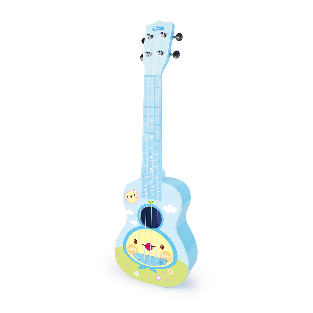 Ukulele Baoli Instrumento Musical Infantil Plástico Azul