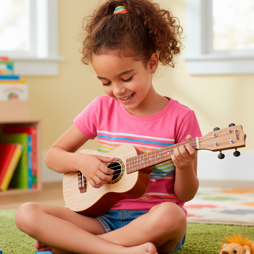 Ukulele Baoli 1603 Instrumento Musical Infantil Plástico