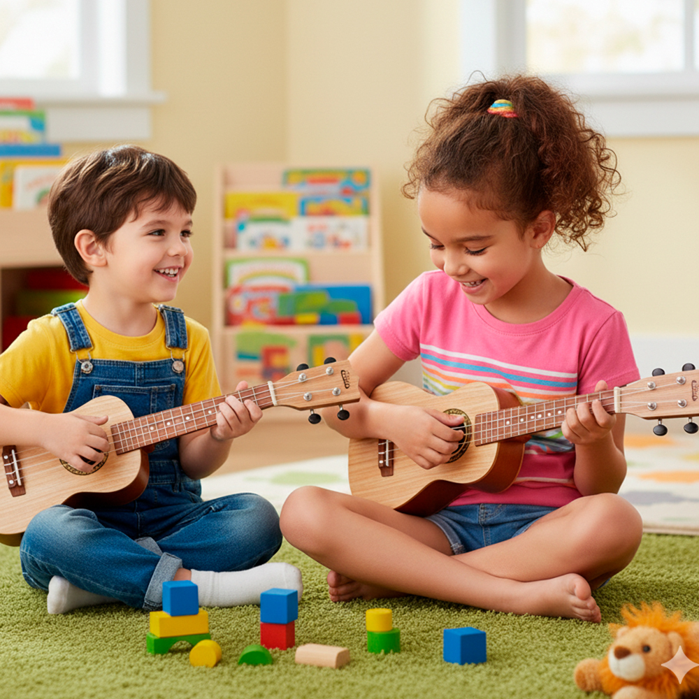 Ukulele Baoli 1603 Instrumento Musical Infantil Plástico