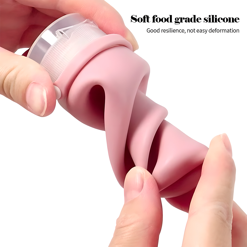 Kit 4 Frascos De Silicone Life Para Viagem 60ml