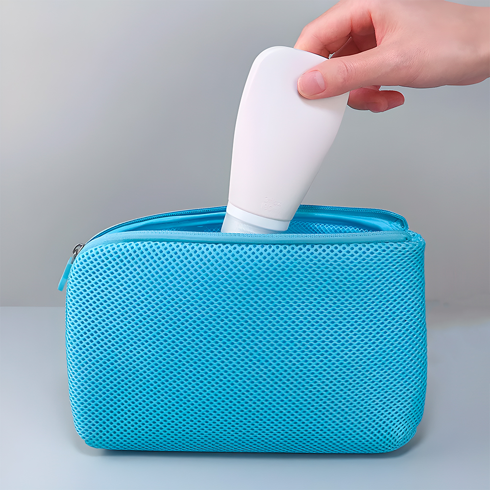 Kit 4 Frascos De Silicone Life Para Viagem 60ml