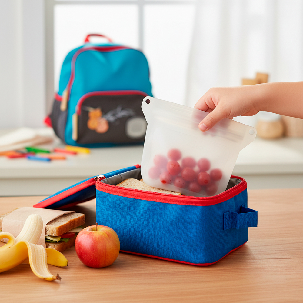 Saco De Silicone Life NT-10 200ml Armazenamento Alimento