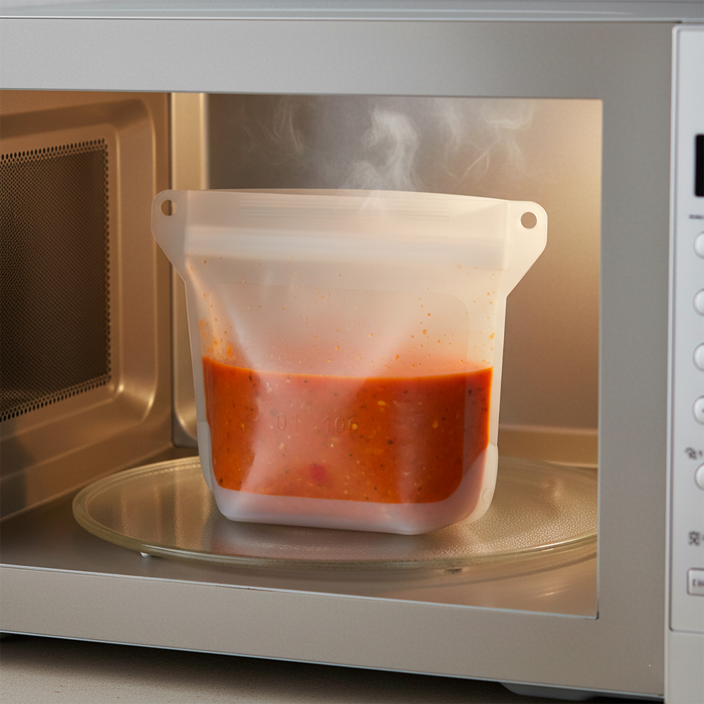 Saco De Silicone Life NT-10 200ml Armazenamento Alimento