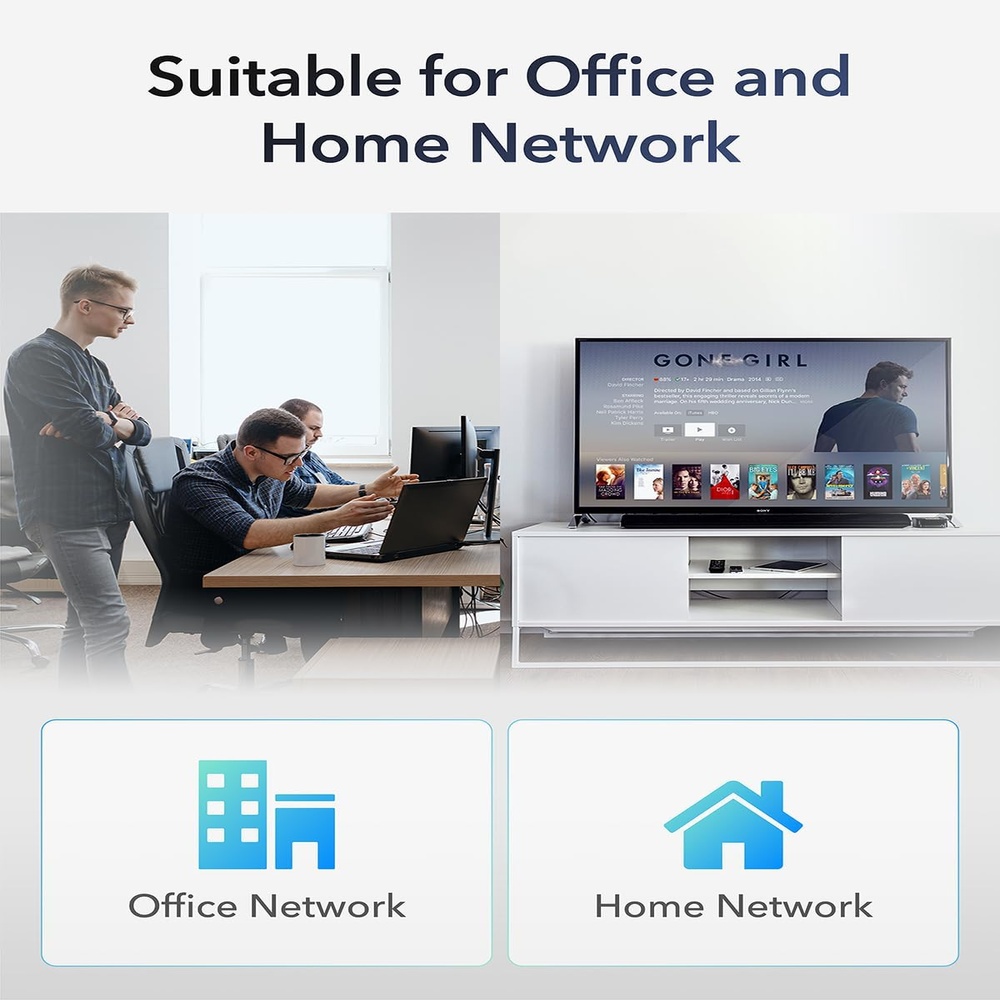 Switch Gigabit Cudy 5 Portas Splitter Ethernet Desktop