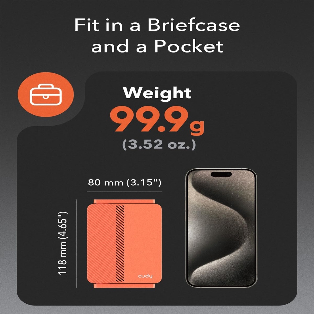 Roteador Wi-Fi Portátil Cudy Ac1200 Repetidor De Viagem