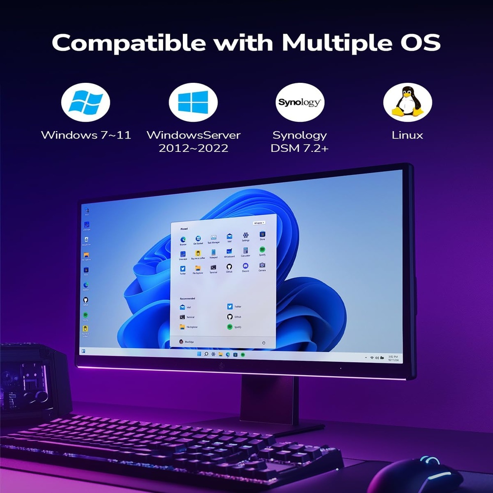 Adaptador Placa Rede Cudy Pe25 Pci-e 2.5gbps p/Pc Gamer