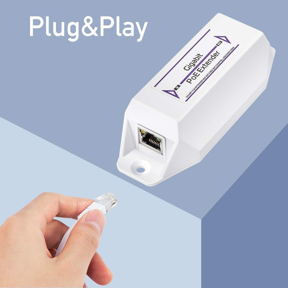 Extensor Gigabit PoE Cudy POE10 1 Canal 10/100/1000Mbps