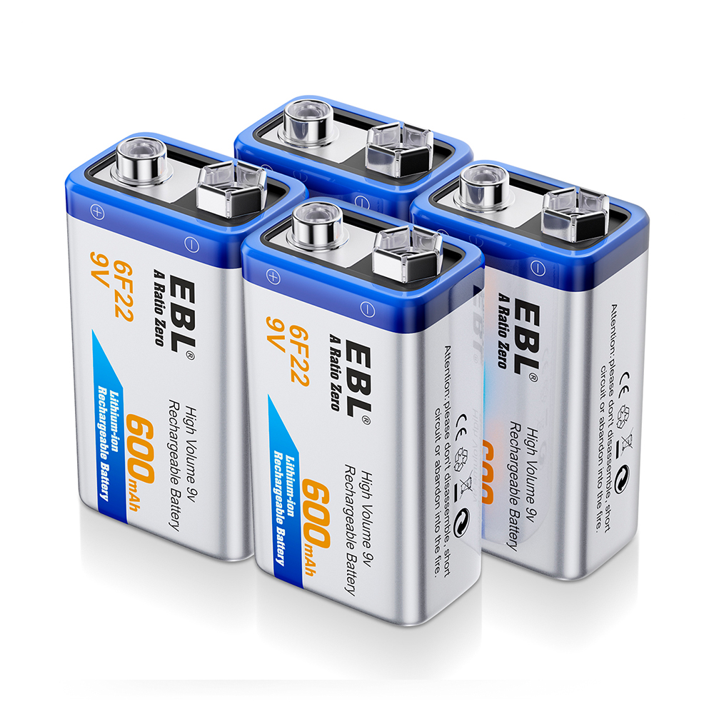 Bateria Recarregável EBL Lithium 600mAh Alta Capacidade