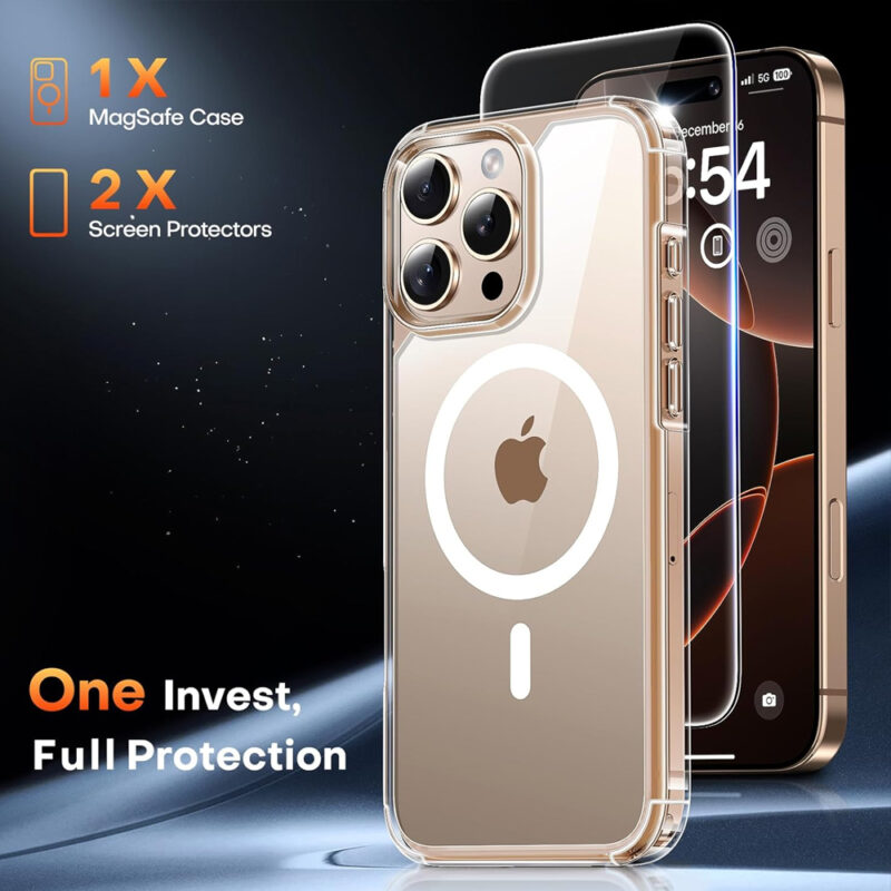Capa TAURI iPhone 16 Pro Max 6.9 Magnética Proteção 360°