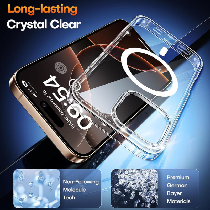 Capa TAURI iPhone 16 Pro Max 6.9 Magnética Proteção 360°