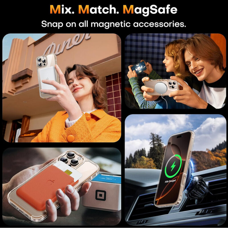 Capa TAURI iPhone 16 Pro Max 6.9 Magnética Proteção 360°