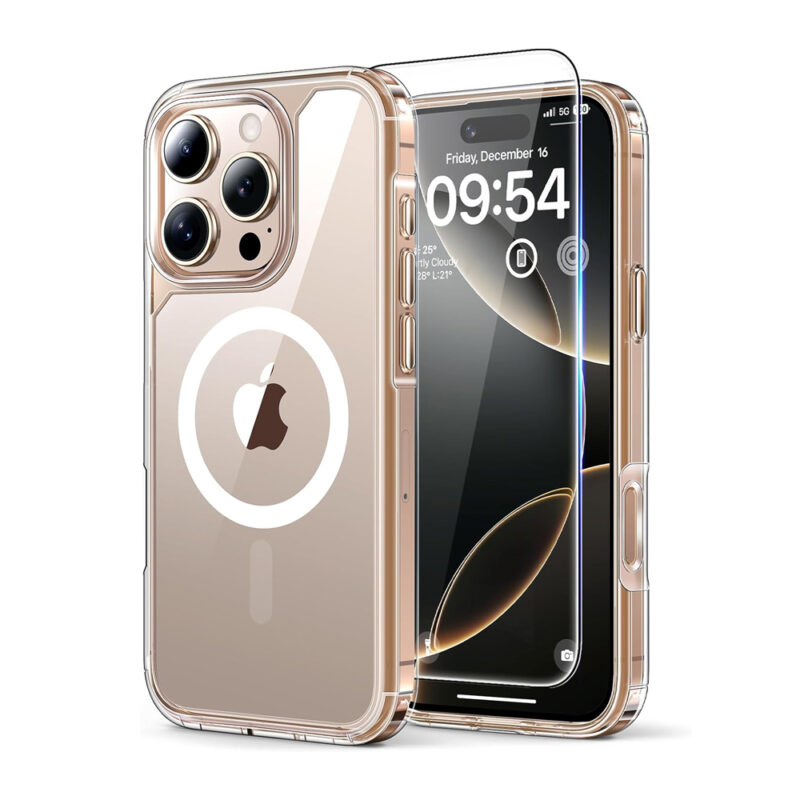 Capa TAURI Magnética iPhone 16 Pro 6.3”, Proteção 360°