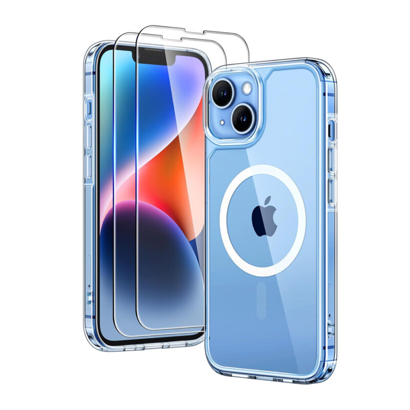 Capa TAURI Magnética iPhone 14 6,1", Proteção Total 360º