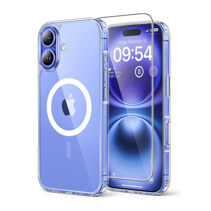 Tauri Capa Magnética pra iPhone 16 Plus 6,7 Proteção 360