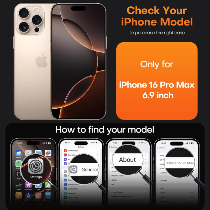 Tauri Capa iPhone 16 Pro Max 6.9 MagSafe Proteção Desert