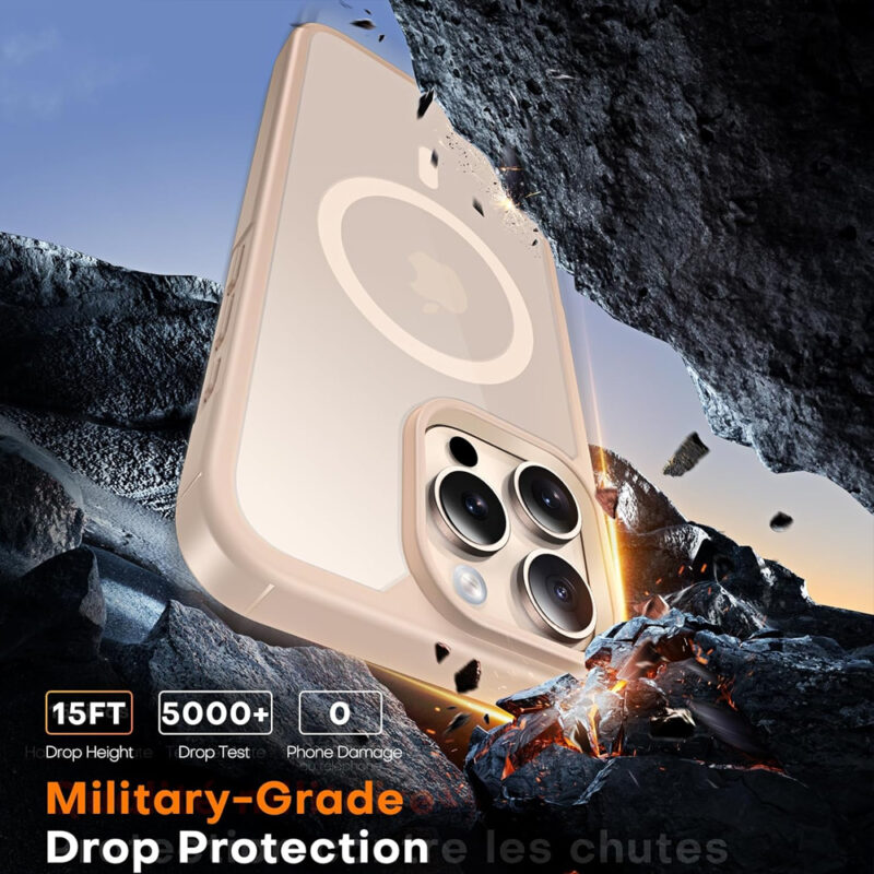 Tauri Capa iPhone 16 Pro Max 6.9 MagSafe Proteção Desert